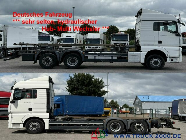 MAN TGX 26.480 XLX Haus Bett hydr Hub Multi Wechsler - Грузовик-контейнеровоз/ Сменный кузов: фото 1 MAN TGX 26.480 XLX Haus Bett hydr Hub Multi Wechsler - Грузовик-контейнеровоз/ Сменный кузов: фото 1