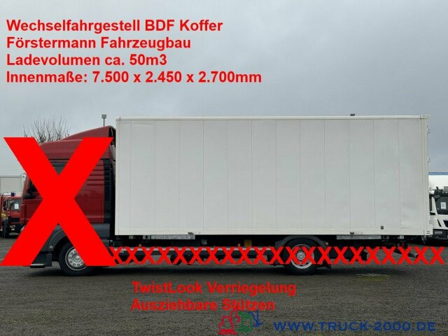 Wechselbrücke BDF Koffer Förstermann ca. 50 m3 - Сменный кузов - фургон: фото 1 Wechselbrücke BDF Koffer Förstermann ca. 50 m3 - Сменный кузов - фургон: фото 1