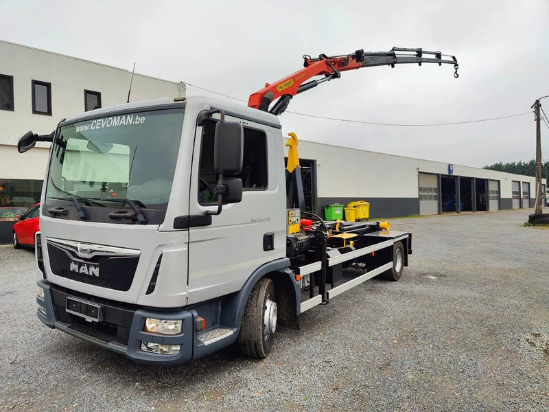 MAN TGL 12.250 Container + Palfinger PK5001 Remote - Крюковой мультилифт, Автоманипулятор: фото 1 MAN TGL 12.250 Container + Palfinger PK5001 Remote - Крюковой мультилифт, Автоманипулятор: фото 1