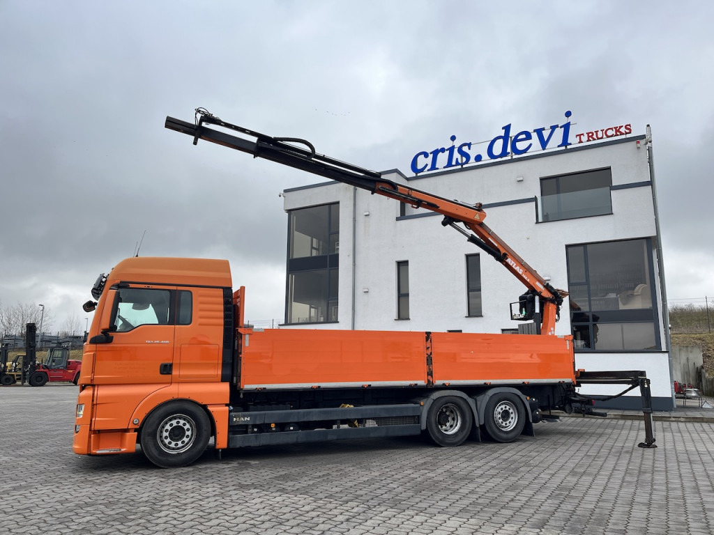 Автоманипулятор, Грузовик бортовой/ Платформа MAN TGX 26.480 6x2  Atlas 145.2 Baustoff: фото 14