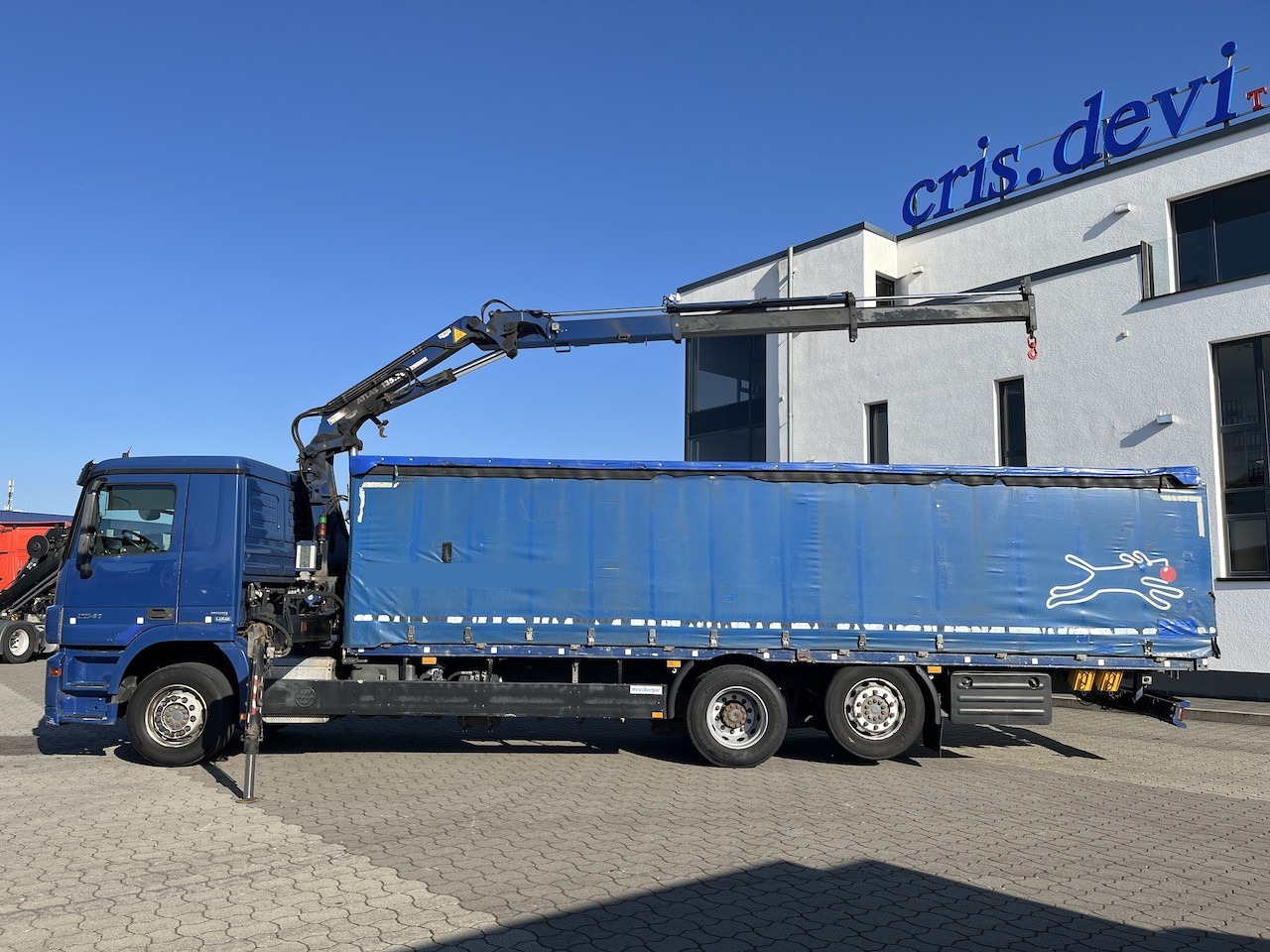 Mercedes-Benz 2541 6x2 Atlas 135.2E Pritsche 8,20 m Ausziehbar - Тентованный грузовик, Автоманипулятор: фото 4 Mercedes-Benz 2541 6x2 Atlas 135.2E Pritsche 8,20 m Ausziehbar - Тентованный грузовик, Автоманипулятор: фото 4