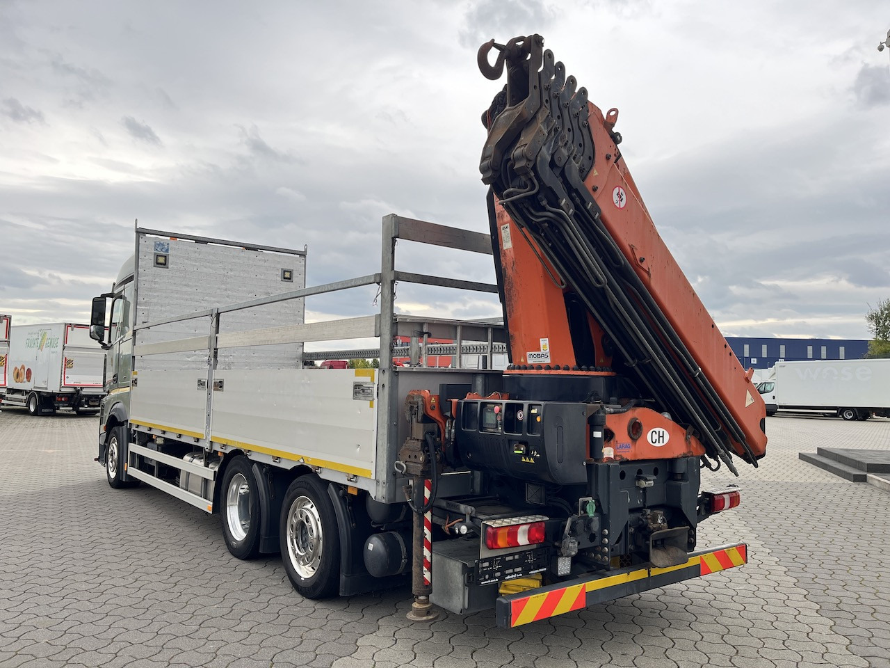 Автоманипулятор, Грузовик бортовой/ Платформа Mercedes-Benz Actros 2545 6x2  Atlas 265-A6   Lenk- Liftachse: фото 9