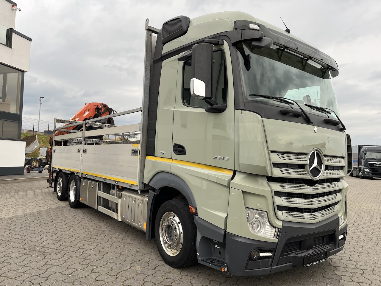 Автоманипулятор, Грузовик бортовой/ Платформа Mercedes-Benz Actros 2545 6x2  Atlas 265-A6   Lenk- Liftachse: фото 13