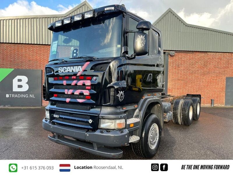 Scania R580 V8 6x4 - Spring/Spring - Hub reduct. + Retarder - Klima - 41.071 - Грузовик-шасси: фото 1 Scania R580 V8 6x4 - Spring/Spring - Hub reduct. + Retarder - Klima - 41.071 - Грузовик-шасси: фото 1