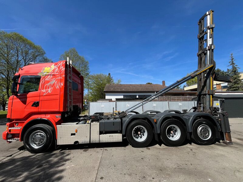 Scania R500 R500 8x4*VELSYCON Combilift*Silosteller*Abroller - Крюковой мультилифт: фото 1 Scania R500 R500 8x4*VELSYCON Combilift*Silosteller*Abroller - Крюковой мультилифт: фото 1