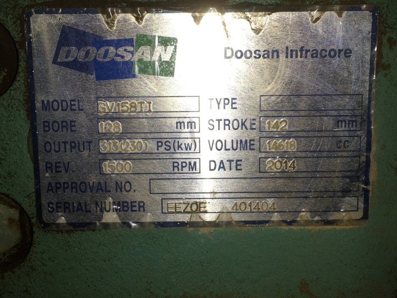 Doosan GV158TI FOR PARTS - Строительная техника: фото 5 Doosan GV158TI FOR PARTS - Строительная техника: фото 5
