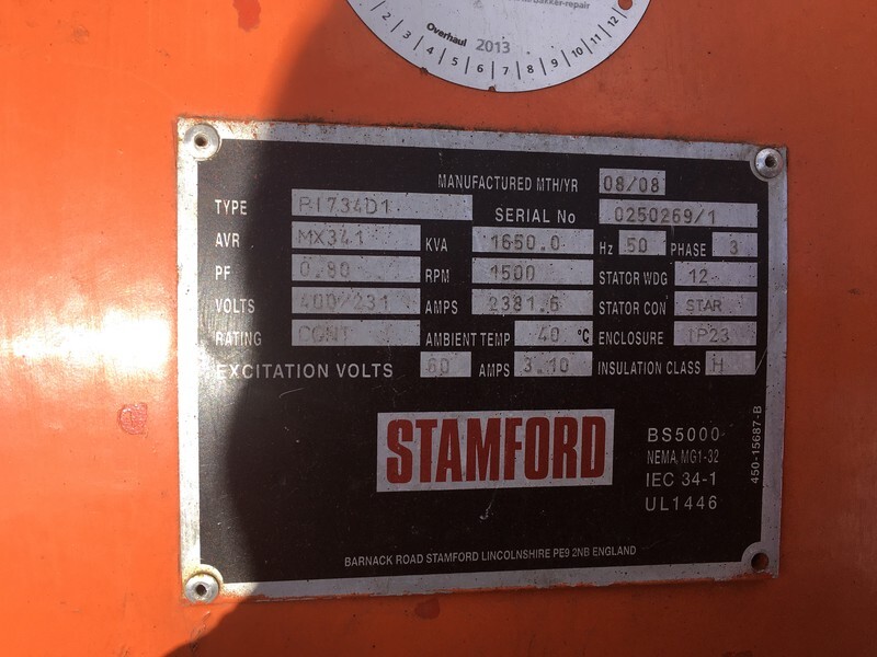 Waukesha 16V150LTD GENERATOR 1650KVA USED - Электрогенератор: фото 4 Waukesha 16V150LTD GENERATOR 1650KVA USED - Электрогенератор: фото 4