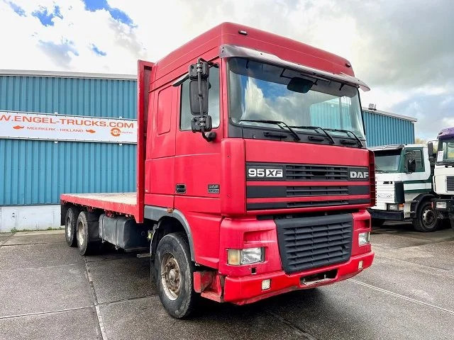 DAF 95-430XF SPACECAB 6x4 FULL STEEL WITH OPEN BODY (EURO 3 / 9.000 KG. FRONT AXLE / FULL STEEL SUSPENSION / REDUCTION AXLES / ZF16 - Грузовик бортовой/ Платформа: фото 2 DAF 95-430XF SPACECAB 6x4 FULL STEEL WITH OPEN BODY (EURO 3 / 9.000 KG. FRONT AXLE / FULL STEEL SUSPENSION / REDUCTION AXLES / ZF16 - Грузовик бортовой/ Платформа: фото 2