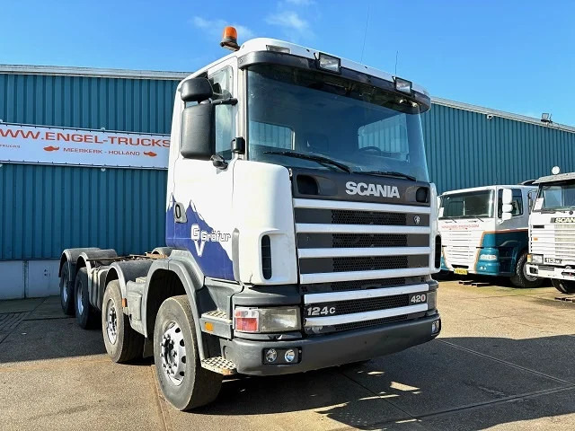 Scania R124-420 C 8x4 FULL STEEL CHASSIS (EURO 3 / FULL STEEL SUSPENSION / REDUCTION AXLES / GRS900 GEARBOX) - Грузовик-шасси: фото 3 Scania R124-420 C 8x4 FULL STEEL CHASSIS (EURO 3 / FULL STEEL SUSPENSION / REDUCTION AXLES / GRS900 GEARBOX) - Грузовик-шасси: фото 3