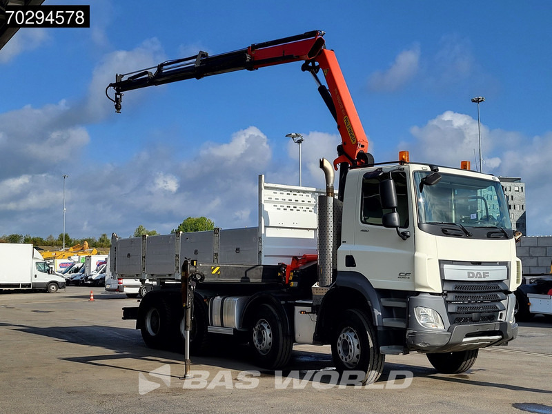 Самосвал, Автоманипулятор DAF CF 460 8X4 Palfinger PK18002 EH Crane tipper Retarder Big-Axle Steelsuspension Manual: фото 7
