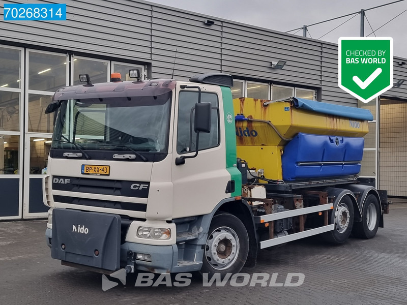 DAF CF75.250 6X2 NL-Truck Nido sand-salt spreader Lift+Lenkachse Euro 3 - Грузовик бортовой/ Платформа: фото 1 DAF CF75.250 6X2 NL-Truck Nido sand-salt spreader Lift+Lenkachse Euro 3 - Грузовик бортовой/ Платформа: фото 1