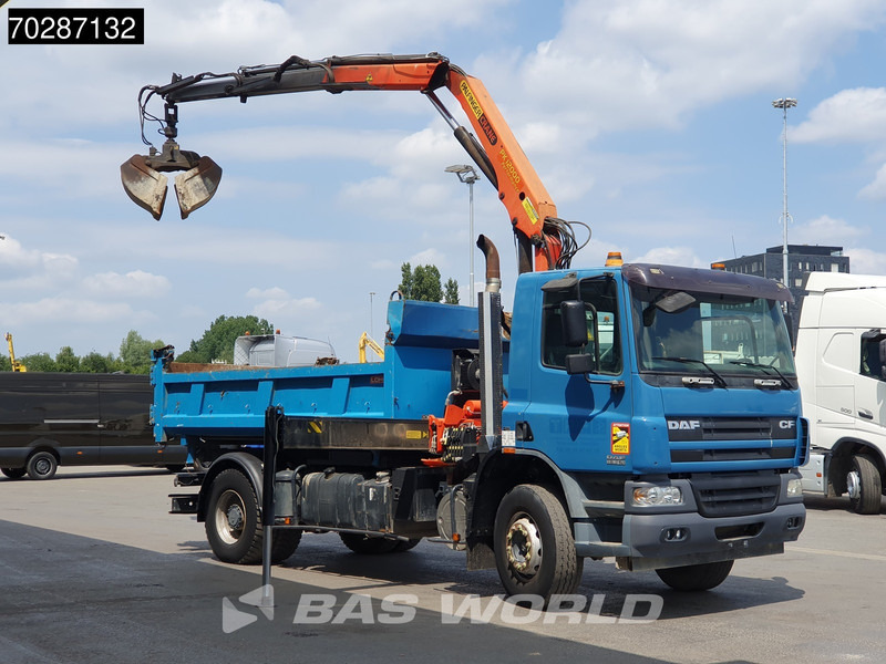 DAF CF75.310 4X2 Palfinger PK12000 Kran Crane 7m3 tipper Big-Axle Steelsuspension Euro 3 - Самосвал, Автоманипулятор: фото 3 DAF CF75.310 4X2 Palfinger PK12000 Kran Crane 7m3 tipper Big-Axle Steelsuspension Euro 3 - Самосвал, Автоманипулятор: фото 3