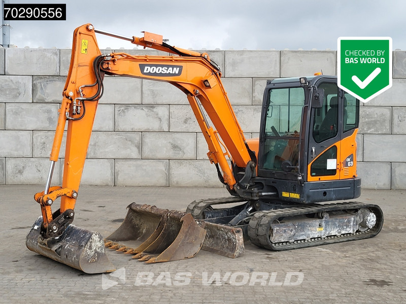 Doosan DX63-3 3 BUCKETS - A/C - Мини-экскаватор: фото 1 Doosan DX63-3 3 BUCKETS - A/C - Мини-экскаватор: фото 1