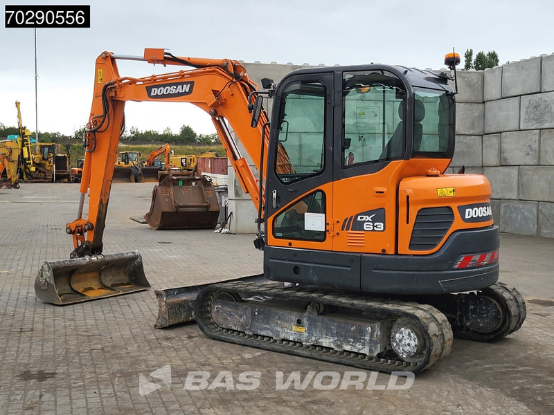Doosan DX63-3 3 BUCKETS - A/C - Мини-экскаватор: фото 5 Doosan DX63-3 3 BUCKETS - A/C - Мини-экскаватор: фото 5