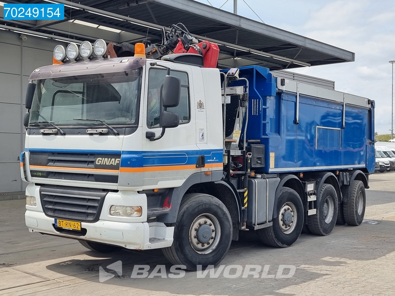 Ginaf X4243TS 8X4 NL-Truck HMF1643-Z Crane 17m3 Ruizeveld Tipper Big-Axle Lift+Lenkachse - Самосвал, Автоманипулятор: фото 1 Ginaf X4243TS 8X4 NL-Truck HMF1643-Z Crane 17m3 Ruizeveld Tipper Big-Axle Lift+Lenkachse - Самосвал, Автоманипулятор: фото 1