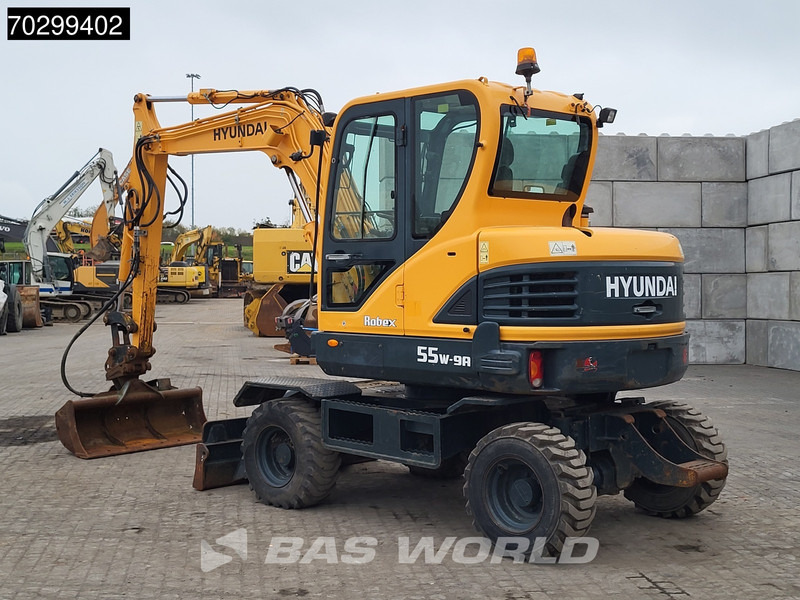 Hyundai Robex 55W-9A EPA - Колёсный экскаватор: фото 5 Hyundai Robex 55W-9A EPA - Колёсный экскаватор: фото 5