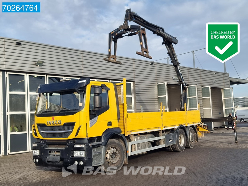 Iveco Stralis 310 6X2 RHD! Atlas 135.2VE-A11 Crane Lift-lenkachse ACC Euro 6 - Грузовик бортовой/ Платформа, Автоманипулятор: фото 1 Iveco Stralis 310 6X2 RHD! Atlas 135.2VE-A11 Crane Lift-lenkachse ACC Euro 6 - Грузовик бортовой/ Платформа, Автоманипулятор: фото 1