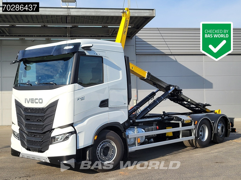 Iveco X-Way 580 6X2 Palfinger PHT20SLD5 Hooklift Lift+steering Axle Automatic Navi ACC LED Euro 6 - Крюковой мультилифт: фото 1 Iveco X-Way 580 6X2 Palfinger PHT20SLD5 Hooklift Lift+steering Axle Automatic Navi ACC LED Euro 6 - Крюковой мультилифт: фото 1