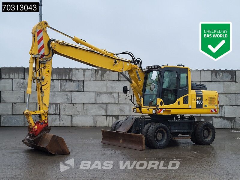 Komatsu PW180 -7E0 - Колёсный экскаватор: фото 1 Komatsu PW180 -7E0 - Колёсный экскаватор: фото 1