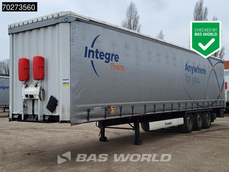 Krone SD 3 axles Edscha Anti-Vandalimus-Plane Alcoa's - Тентованный полуприцеп: фото 1 Krone SD 3 axles Edscha Anti-Vandalimus-Plane Alcoa's - Тентованный полуприцеп: фото 1