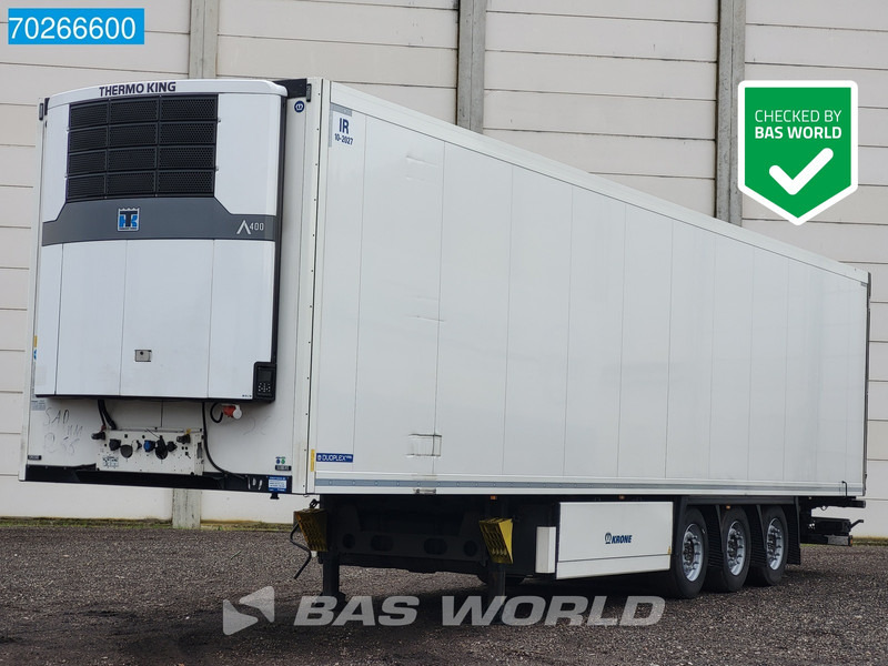 Krone Thermo King A400 Doppelstock Blumenbreit Liftachse Palettenkasten - Полуприцеп-рефрижератор: фото 1 Krone Thermo King A400 Doppelstock Blumenbreit Liftachse Palettenkasten - Полуприцеп-рефрижератор: фото 1