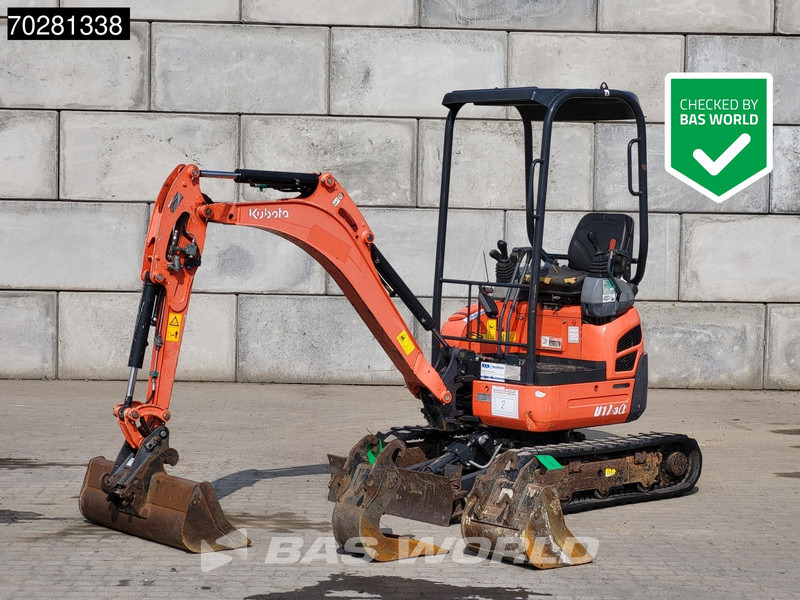 Kubota U17-3a 3 BUCKETS - Мини-экскаватор: фото 1 Kubota U17-3a 3 BUCKETS - Мини-экскаватор: фото 1