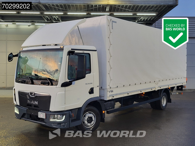 MAN TGL 12.250 4X2 Low Mileage! 12 Tons Automatic 1500kg Ladebordwand Euro 6 - Тентованный грузовик: фото 1 MAN TGL 12.250 4X2 Low Mileage! 12 Tons Automatic 1500kg Ladebordwand Euro 6 - Тентованный грузовик: фото 1