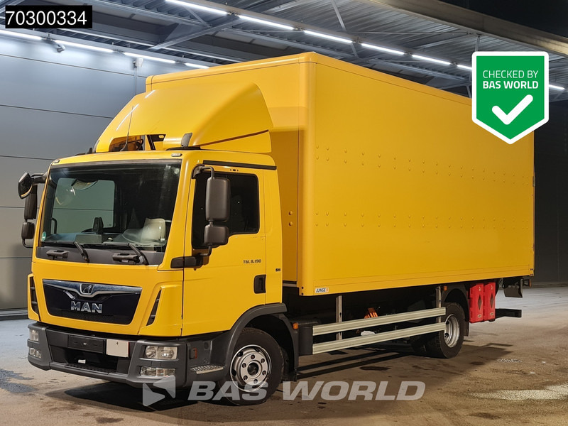 MAN TGL 8.190 4X2 8tonner 1500kg Ladebordwand Automatic Euro 6 - Грузовик с закрытым кузовом: фото 1 MAN TGL 8.190 4X2 8tonner 1500kg Ladebordwand Automatic Euro 6 - Грузовик с закрытым кузовом: фото 1