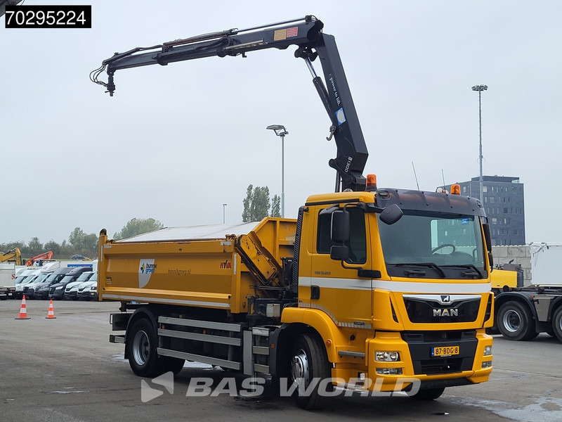 MAN TGM 18.250 TGM 4X2 NL-Truck 10m3 HSW Tipper 13Ton HMF 1300-K2 Crane Automatic Euro 6 - Самосвал, Автоманипулятор: фото 3 MAN TGM 18.250 TGM 4X2 NL-Truck 10m3 HSW Tipper 13Ton HMF 1300-K2 Crane Automatic Euro 6 - Самосвал, Автоманипулятор: фото 3
