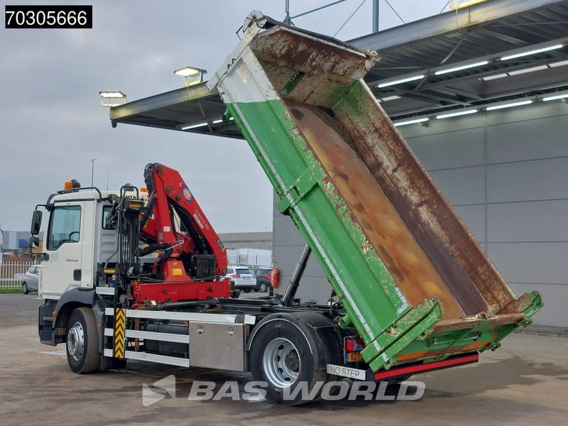 Самосвал, Автоманипулятор MAN TGM 18.290 4X2 HMF1035-K2 Crane Kran 6m3 3-side tipper Automatic Euro 5: фото 10