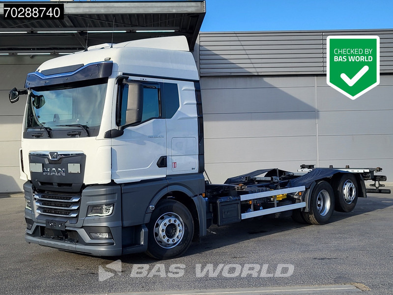 MAN TGX 26.470 6X2 BDF Standklima Retarder Lift Asche Automatic LED Euro 6 - Грузовик-контейнеровоз/ Сменный кузов: фото 1 MAN TGX 26.470 6X2 BDF Standklima Retarder Lift Asche Automatic LED Euro 6 - Грузовик-контейнеровоз/ Сменный кузов: фото 1