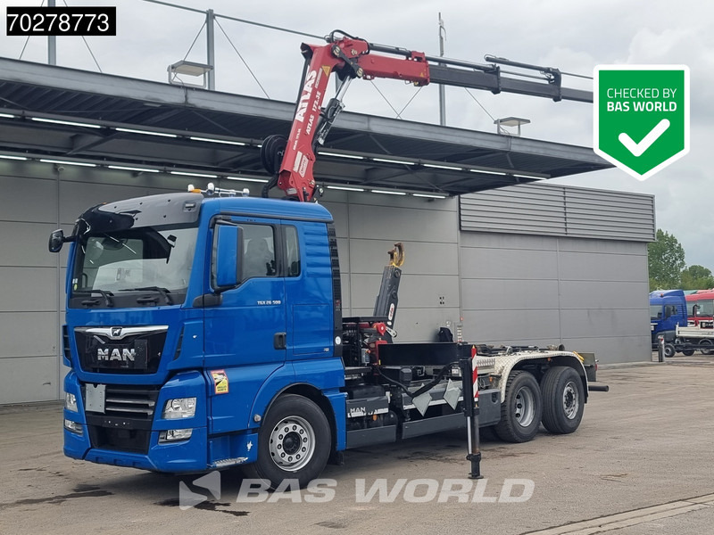MAN TGX 26.500 6X2 Atlas 172.3E-A3 Crane Kran Hyva 20.51.SK Lift+lenkasche Euro 6 - Крюковой мультилифт, Автоманипулятор: фото 1 MAN TGX 26.500 6X2 Atlas 172.3E-A3 Crane Kran Hyva 20.51.SK Lift+lenkasche Euro 6 - Крюковой мультилифт, Автоманипулятор: фото 1