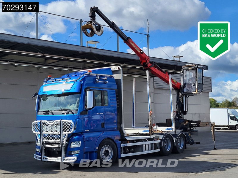 MAN TGX 33.580 TGX 6X4 Palfinger Epsilon Wood crane Holztransport Retarder Navi Xenon Euro 6 - Лесовоз, Автоманипулятор: фото 1 MAN TGX 33.580 TGX 6X4 Palfinger Epsilon Wood crane Holztransport Retarder Navi Xenon Euro 6 - Лесовоз, Автоманипулятор: фото 1