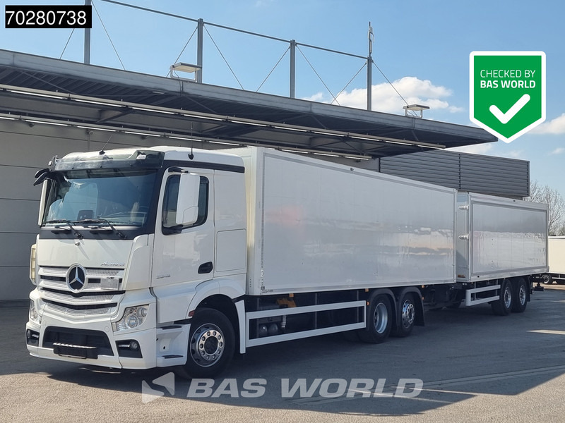 Mercedes-Benz Actros 2543 6X2 Combi Retarder ACC Navi Ladebordwand 360°camera Euro 6 - Грузовик с закрытым кузовом: фото 1 Mercedes-Benz Actros 2543 6X2 Combi Retarder ACC Navi Ladebordwand 360°camera Euro 6 - Грузовик с закрытым кузовом: фото 1