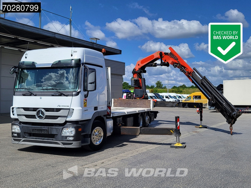 Mercedes-Benz Actros 2544 6X2 Palfinger PK 53002 SH Kran Crane Lift-Lenkachse Euro 5 - Грузовик бортовой/ Платформа, Автоманипулятор: фото 1 Mercedes-Benz Actros 2544 6X2 Palfinger PK 53002 SH Kran Crane Lift-Lenkachse Euro 5 - Грузовик бортовой/ Платформа, Автоманипулятор: фото 1