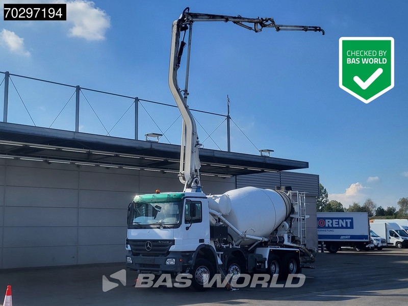 Mercedes-Benz Actros 3236 8X4 Mecbo M 23.3/100-BZ PUMI Big-Axle Steelsuspension 3-Pedals Euro 3 - Автобетононасос: фото 1 Mercedes-Benz Actros 3236 8X4 Mecbo M 23.3/100-BZ PUMI Big-Axle Steelsuspension 3-Pedals Euro 3 - Автобетононасос: фото 1