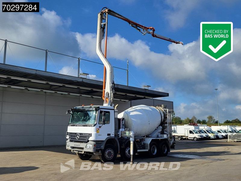 Mercedes-Benz Actros 3241 8X4 7m3 Putzmeister PUMI Big-Axle Steelsuspension 3-Pedals Euro 5 - Автобетононасос: фото 1 Mercedes-Benz Actros 3241 8X4 7m3 Putzmeister PUMI Big-Axle Steelsuspension 3-Pedals Euro 5 - Автобетононасос: фото 1