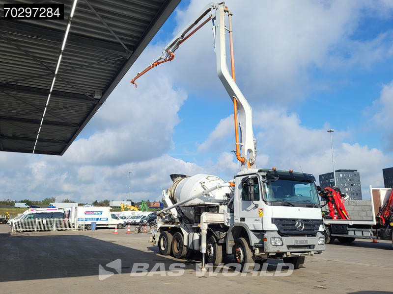 Mercedes-Benz Actros 3241 8X4 7m3 Putzmeister PUMI Big-Axle Steelsuspension 3-Pedals Euro 5 - Автобетононасос: фото 3 Mercedes-Benz Actros 3241 8X4 7m3 Putzmeister PUMI Big-Axle Steelsuspension 3-Pedals Euro 5 - Автобетононасос: фото 3