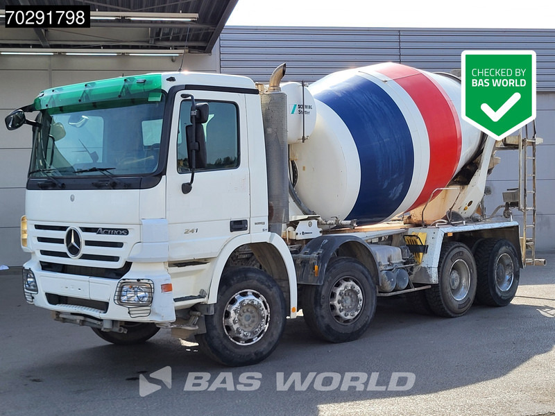 Mercedes-Benz Actros 3241 8X4 9m3 Stetter Mixer Big-Axle Steelsuspension Retarder Euro 5 - Автобетоносмеситель: фото 1 Mercedes-Benz Actros 3241 8X4 9m3 Stetter Mixer Big-Axle Steelsuspension Retarder Euro 5 - Автобетоносмеситель: фото 1