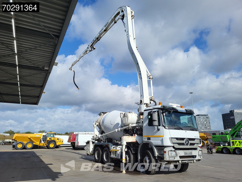 Mercedes-Benz Actros 3241 8X4 Cifa MK24.4Z Pompe+Mixer Retarder 3-Pedals Steelsuspension Big-Axle Euro 5 - Автобетононасос: фото 3 Mercedes-Benz Actros 3241 8X4 Cifa MK24.4Z Pompe+Mixer Retarder 3-Pedals Steelsuspension Big-Axle Euro 5 - Автобетононасос: фото 3