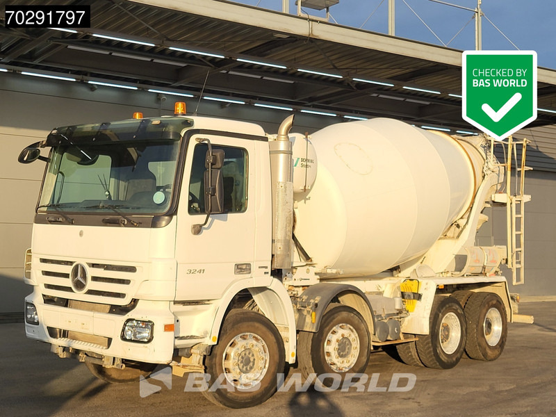 Mercedes-Benz Actros 3241 8X4 Retarder 9m3 Stetter Steelsuspension 3-Pedals Euro 4 - Автобетоносмеситель: фото 1 Mercedes-Benz Actros 3241 8X4 Retarder 9m3 Stetter Steelsuspension 3-Pedals Euro 4 - Автобетоносмеситель: фото 1