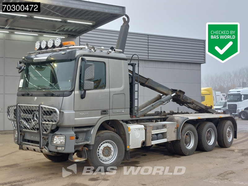 Mercedes-Benz Actros 3248 Actros 8X4 HIAB XR24SL59 Multilift Lift+steering Axle Big-Axle AUtomatic Euro 5 - Крюковой мультилифт: фото 1 Mercedes-Benz Actros 3248 Actros 8X4 HIAB XR24SL59 Multilift Lift+steering Axle Big-Axle AUtomatic Euro 5 - Крюковой мультилифт: фото 1