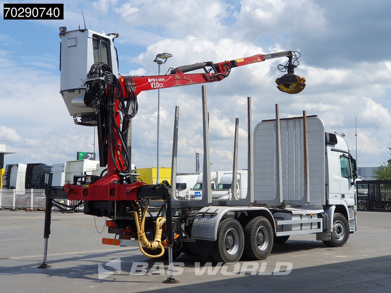 Mercedes-Benz Actros 3346 6X4 Original KM's! Wood Crane Big-Axle Steelsuspension Euro 5 - Лесовоз, Автоманипулятор: фото 5 Mercedes-Benz Actros 3346 6X4 Original KM's! Wood Crane Big-Axle Steelsuspension Euro 5 - Лесовоз, Автоманипулятор: фото 5