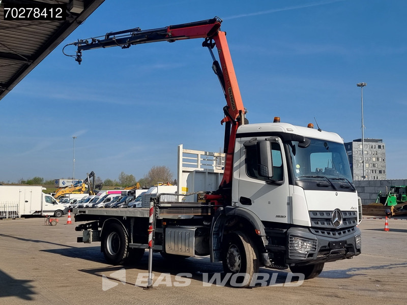 Mercedes-Benz Arocs 1830 4X2 Palfinger PK12.002 EH B Remote Full Steel Big-Axle Euro 6 - Грузовик бортовой/ Платформа, Автоманипулятор: фото 3 Mercedes-Benz Arocs 1830 4X2 Palfinger PK12.002 EH B Remote Full Steel Big-Axle Euro 6 - Грузовик бортовой/ Платформа, Автоманипулятор: фото 3