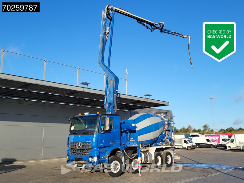 Mercedes-Benz Arocs 3251 8X4 PUMI Putzmeister TMM 24 + Liebherr 7m3 Mixer Retarder Euro 6 - Автобетононасос: фото 1 Mercedes-Benz Arocs 3251 8X4 PUMI Putzmeister TMM 24 + Liebherr 7m3 Mixer Retarder Euro 6 - Автобетононасос: фото 1