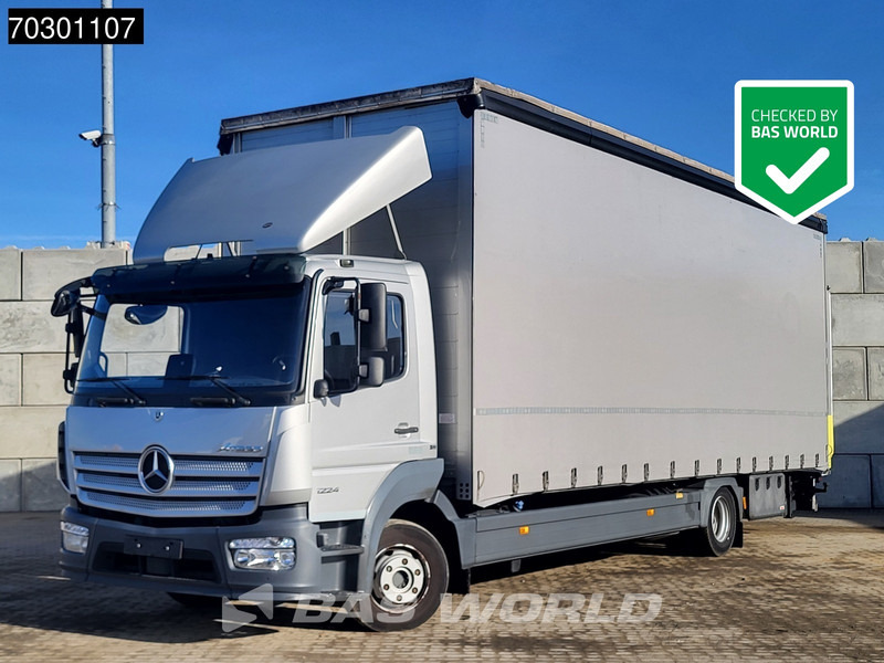 Mercedes-Benz Atego 1224 4X2 12tonner 280cm height box 1500kg Ladebordwand Automatic Euro 6 - Тентованный грузовик: фото 1 Mercedes-Benz Atego 1224 4X2 12tonner 280cm height box 1500kg Ladebordwand Automatic Euro 6 - Тентованный грузовик: фото 1