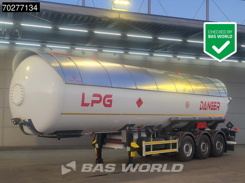 Mim-Mak LPG TRANSPORT TANK 3 axles NEW 48m3 Liftachse Gas ADR - Полуприцеп-цистерна: фото 1 Mim-Mak LPG TRANSPORT TANK 3 axles NEW 48m3 Liftachse Gas ADR - Полуприцеп-цистерна: фото 1
