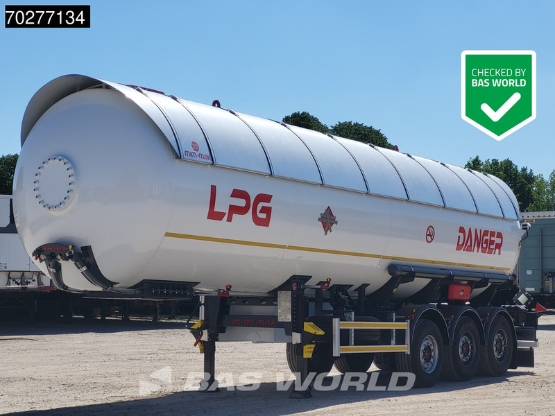 Mim-Mak LPG TRANSPORT TANK 3 axles NEW 48m3 Liftachse Gas ADR - Полуприцеп-цистерна: фото 1 Mim-Mak LPG TRANSPORT TANK 3 axles NEW 48m3 Liftachse Gas ADR - Полуприцеп-цистерна: фото 1