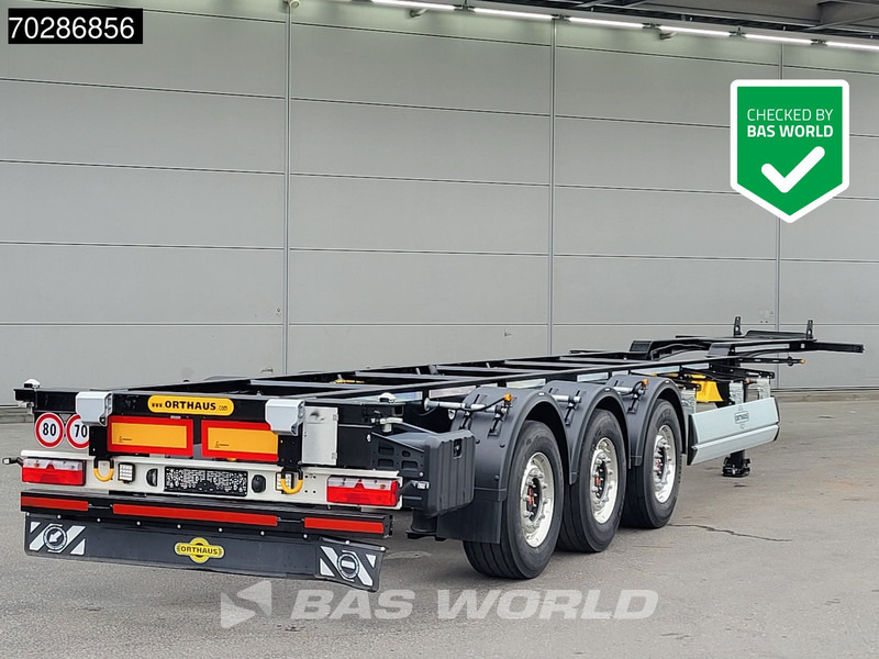 Orthaus CGS 3 axles NEW Liftachse 40ft 45ft SAF - Полуприцеп-контейнеровоз/ Сменный кузов: фото 1 Orthaus CGS 3 axles NEW Liftachse 40ft 45ft SAF - Полуприцеп-контейнеровоз/ Сменный кузов: фото 1