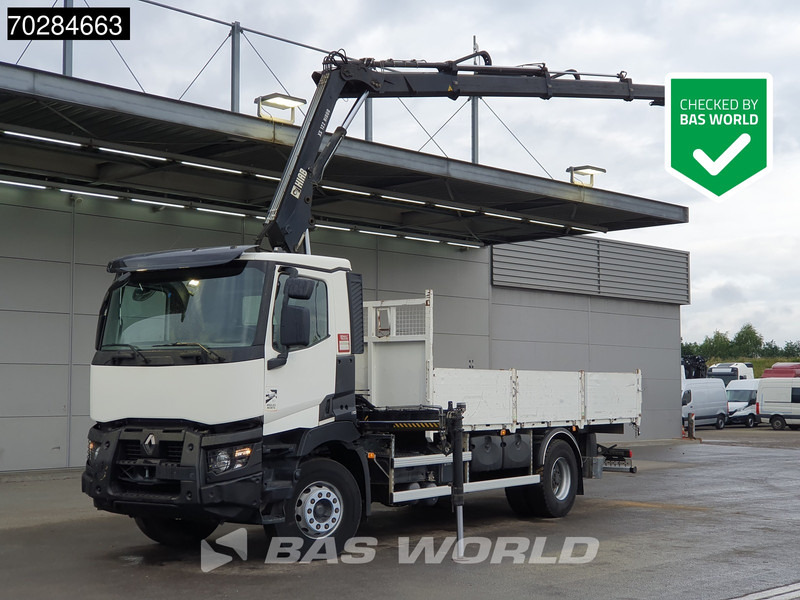 Renault C 380 4X2 HIAB 122 B-3 HIDUO Kran Crane Steelsuspension Big-Axle Euro 6 - Грузовик бортовой/ Платформа, Автоманипулятор: фото 1 Renault C 380 4X2 HIAB 122 B-3 HIDUO Kran Crane Steelsuspension Big-Axle Euro 6 - Грузовик бортовой/ Платформа, Автоманипулятор: фото 1